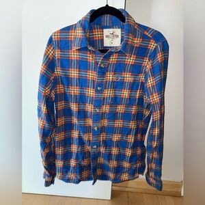 Hollister Men’s Plaid Flannel Shirt (Size M)